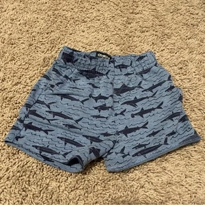 Oshkosh shorts blue fish sz 18m - Picture 1 of 2