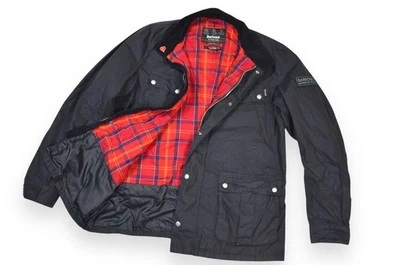 Barbour Enfield Jacket Men's Wax International Black England Size XL - Image 1 of 4