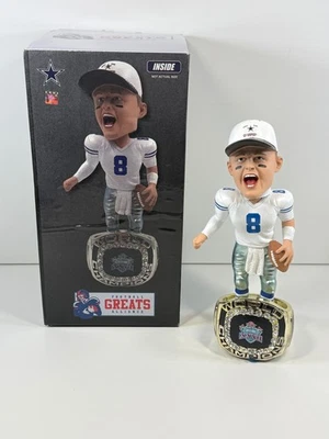 Troy Aikman Dallas Cowboys Super Bowl XXVII Bobblehead Football Greats LTD 750 Foto 1 de 4
