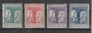 1928 CIRENAICA PRO SOCIETA AFRICANA 4 VALORI MLH MF126708 - Picture 1 of 2