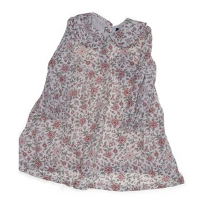 Baby C&A, Kleid, Größe: 86, Weiß/Mehrfarbig, Baumwolle, Blumen, Mädchen #0xS - Bild 1 von 5