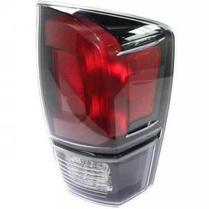 TO2801201 Fits 2017 2018 2019 Toyota Tacoma Tail Light Passenger Black Bezel - Picture 1 of 4