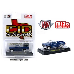 M2 Machines 1977 Chevrolet Cheyenne 10 Blue C10s In The Park 1/64 - Picture 1 of 1