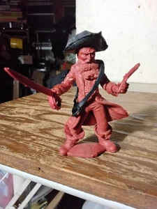  1950s PECO blackbeard PIRATE Figure w Accessories Playset - Picture 1 of 8