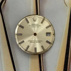 Rolex Men's 36mm Stainless Steel Datejust Silver Dial Silver Stick 1601 1603 - Picture 1 of 5