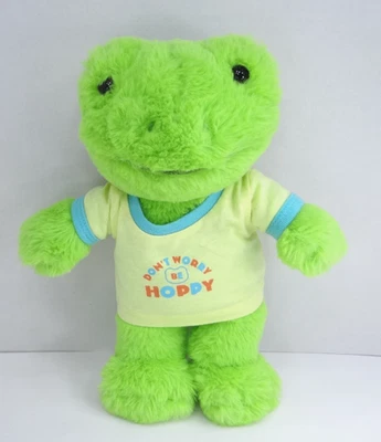 Build A Bear Cubscription Frog Plush Don't Worry Be Hoppy Shirt 12" 2021 - Image 1 of 4