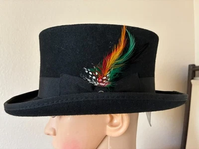 Chapéu Jaxon Hats Deadman lã feltro novo com etiquetas P - Imagem 1 de 4