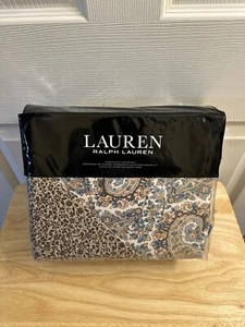 NIP Ralph Lauren Riley Beige Floral King Duvet Cover & Shams Set - Picture 1 of 4