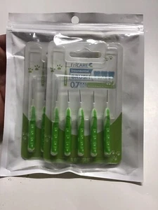 (2) Paquete de 5 cepillos interdentales Fricare 0,7 mm, cepillos ¡NUEVO! Envío gratis - Imagen 1 de 1