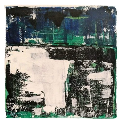 No.599 Original Abstract Modern Minimal Painting By K.A.Davis  - Image 1 of 4