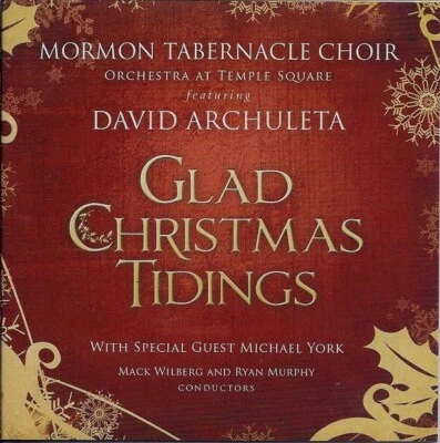 GLAD CHRISTMAS TIDINGS Mormon Tabernacle Choir / Michael York CD  NEW & SEALED Foto 1 de 2