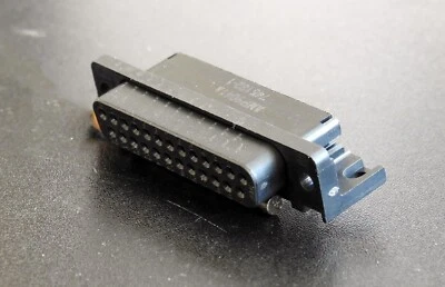 TE Connectivity-Amp p/n 745132-1 D-Sub DB25 25 pin female PCB mounted connector - Image 1 of 4