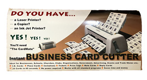 The "Cardmate", BCC1010 Business Card Cutter, New in the Original Packaging