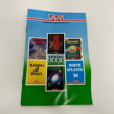 Spring 1983 SSI Strategic Simulations Inc Apple Atari Computer Game Catalog - Image 1 of 4