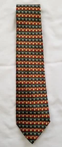 Mens Multicolor Studio 890 Silk Necktie preowned - Picture 1 of 3