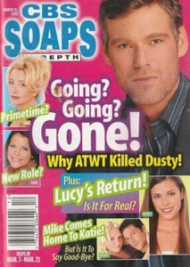 CBS Soaps In Depth Mar 21, 2006 GRAYSON MCCOUCH-JON HENSLEY-JERRY DOUGLAS-SMITH - Imagen 1 de 2