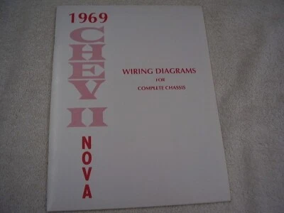 1969  CHEVROLET  NOVA  WIRING DIAGRAM MANUAL - Image 1 of 2