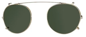 Oliver Peoples 0OV5186CM Gregory Peck Clip 50359A Gold/Green 47mm Men's Clip-On - Picture 1 of 1
