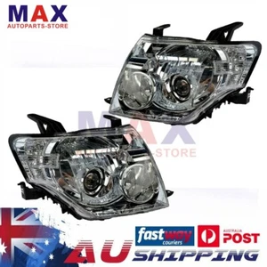 LH&RH Pair Front lamps For Mitsubishi Pajero NS NT NW 2006-2015 Manual Headlight - Picture 1 of 5