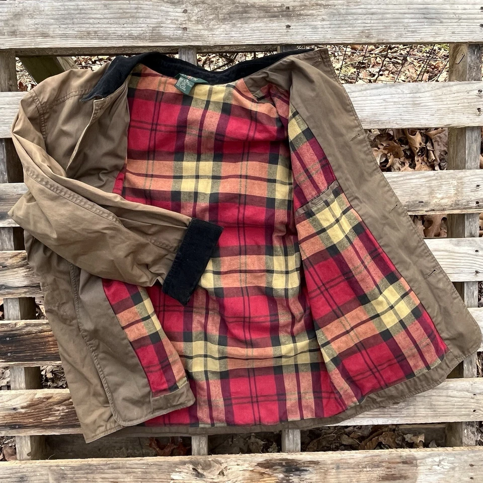 J.Crew Chore пальто с подкладкой хаки зеленый мужской XL - Изображение 1 из 4