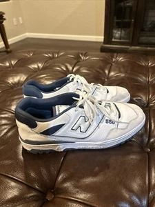 Size 13 - New Balance 550 Low White Vintage Indigo - Picture 1 of 10