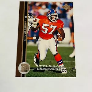 1996 Upper Deck NFL Football #189 Allen Aldridge - Picture 1 of 2