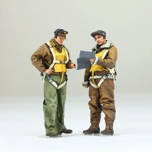 PreSale ProPainted Set 02 1:32 USAF B-17 Flying Fortress Bomber Pilots WW2 - Picture 1 of 12