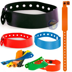 BRACCIALETTO in PVC per EVENTI Fiere FESTE Piscina HOTEL Stadio PARTITE Spiaggia - Foto 1 di 7