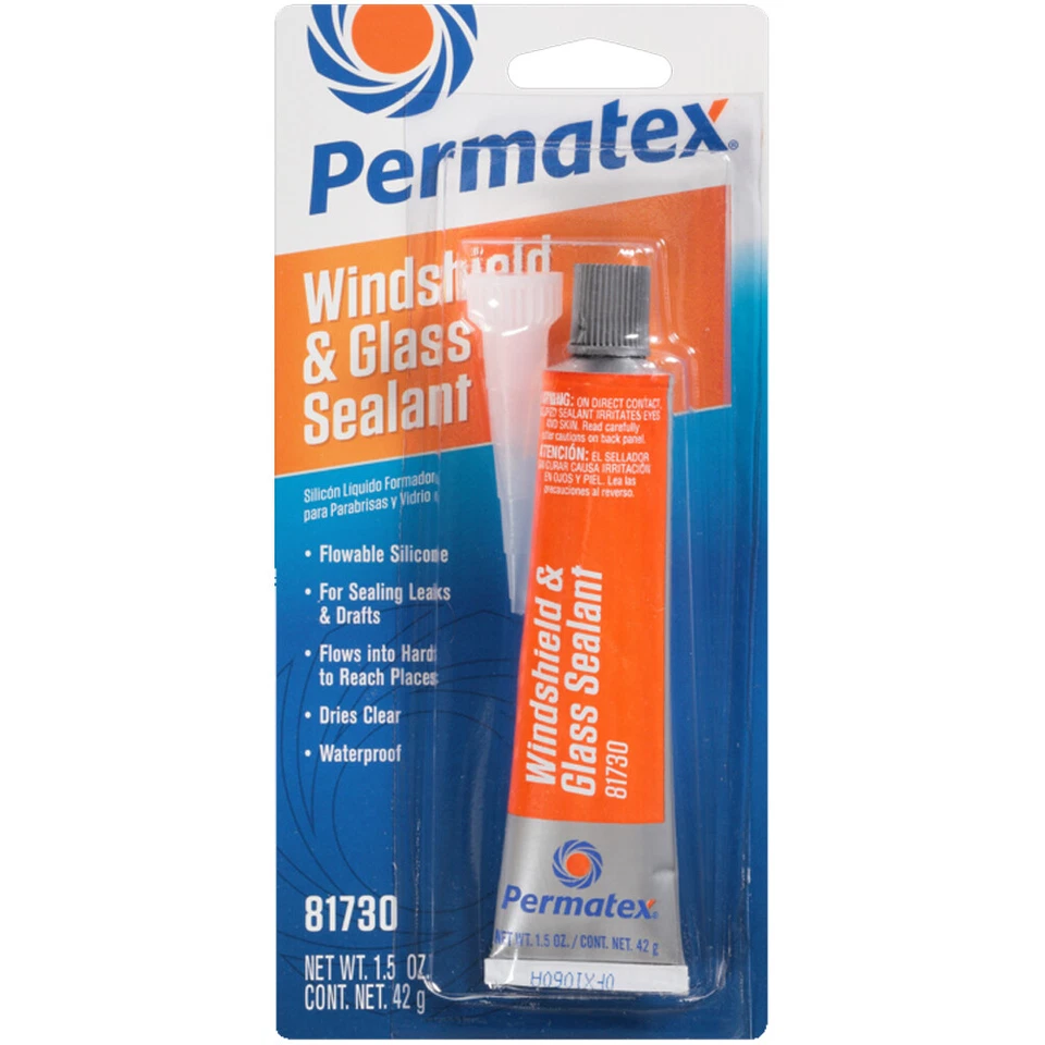 Permatex 81730 Flowable Silicone Windshield and Glass Sealer 1.5 oz. - Image 1 of 1