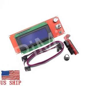 LCD 2004 Graphic Smart Controller for RepRap RAMPS 1.4 3D Printer Mendel Prusa - Picture 1 of 4