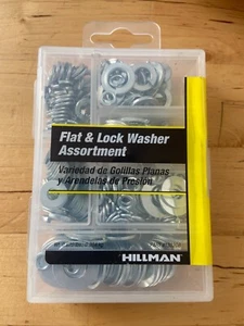 (277-Pk) Hillman Flat Lock and Washer Assortment Kit 130208 New - Picture 1 of 1