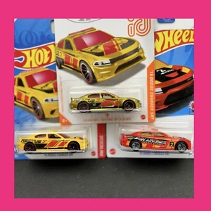 2021 Hot Wheels ID CHASE '15 Dodge Charger SRT with Mainlines ~ LOT OF 3 - Picture 1 of 17