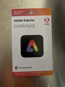 Adobe Express Premium 1 Year- Physical Copy - Picture 1 of 1