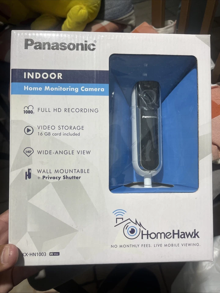 Panasonic Homehawk Indoor 1080p HD Smart Home Monitoring Camera With 16GB Micro - Image 1 of 2