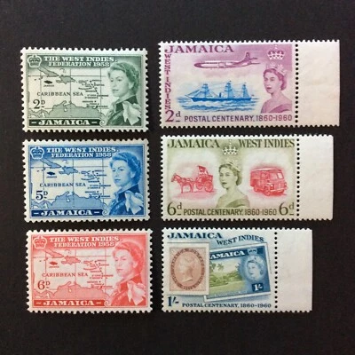 BroadviewStamps GB Jamaica #175-180 MNH F-VF. - Image 1 of 2