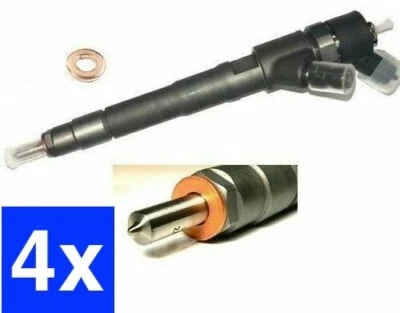 4 Iniettori 0445110419 Alfa Jeep Opel Combo Fiat Ducato 500X Doblo 2.0 D  - Immagine 1 di 4