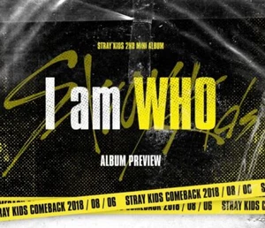 STRAY KIDS 2nd Mini Album I am WHO CD+P.Book+3ea QR Photocard+Lyrics Poster+Gift - Imagen 1 de 8