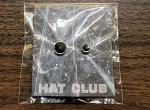 Hat Club Exclusive Spille Nere con Borchie da Ghiaccio per Cappelli Nuova Era - Nuove - Foto 1 di 1