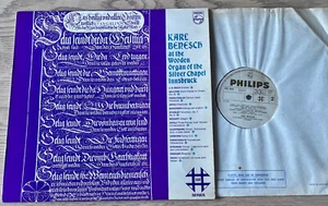 PHILIPS 4FO 7010 KARL BENESCH SILBERKAPELLE INNSBRUCK ORGEL LP (1966) EX ENGLAND - Bild 1 von 3