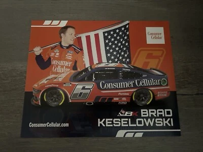 Brad Keselowski #6 2024 потребительский сотовый RFK гонки Nascar герой карта открытка - Изображение 1 из 2