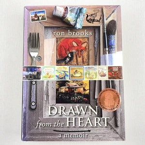 Drawn from the Heart A Memoir by Ron Brooks Hardcover Book 2010 - Picture 1 of 17