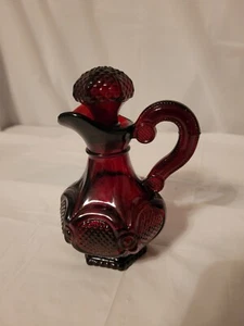 Avon 1876 Cape Cod Ruby Red Cruet in Original Box - Picture 1 of 5