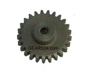 25 Zähne, Modul 0.8, Zahnrad Stirnrad LS aus Stahl S45C, Bohrung Ø3--0,02 - Bild 1 von 1