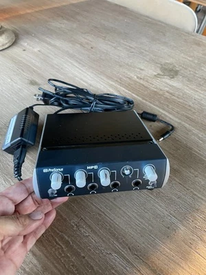PreSonus HP4 4-Channel I knob was broken off. Power supply included.  - Image 1 of 2