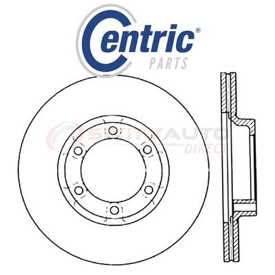 Centric C-TEK Disc Brake Rotor for 1987 Dodge Raider 2.6L L4 - Kit Set pn - Изображение 1 из 4
