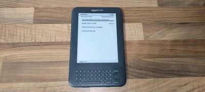 Amazon Kindle D00901 Keyboard 3rd Generation E-Book Reader 4GB - Image 1 of 4