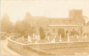 FOTO REAL POSTAL IGLESIA DE MEARS ASHBY, (CERCA DE WELLINGBOROUGH), NORTHAMPTONSHIRE - Imagen 1 de 2