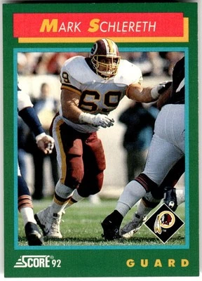 1992 Score #325 Mark Schlereth - Image 1 of 2