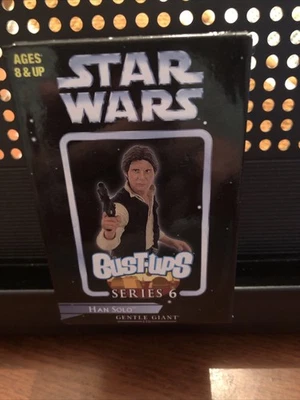 Han Solo - Star Wars Bust-Ups - 2006 - Gentle Giant - Serie 6 - Mini Busto Foto 1 de 3