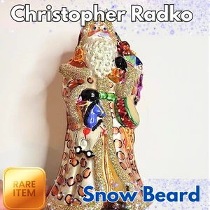 Christopher Radko Schneebart Sparkle Lepoard Selten - Bild 1 von 15